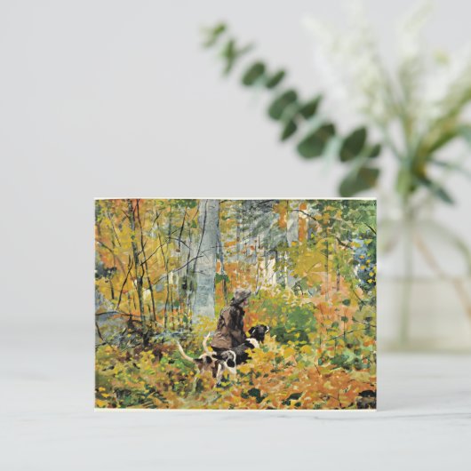 Winslow Homer - Auf dem Weg Postkarte (Stehend Vorderseite)