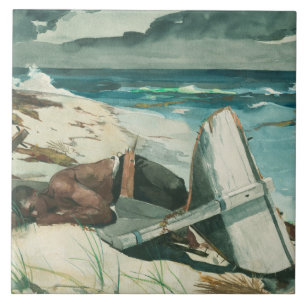 Winslow Homer - Bahamas nach dem Hurrikan Fliese