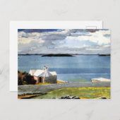 Winslow Homer - Binnenwasser, Bermuda Postkarte (Vorne/Hinten)