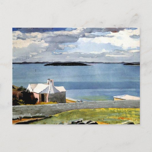 Winslow Homer - Binnenwasser, Bermuda Postkarte (Vorderseite)