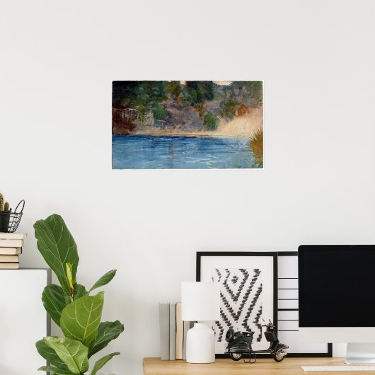 Winslow Homer Blue Spring, Florida Poster (Heimbüro)