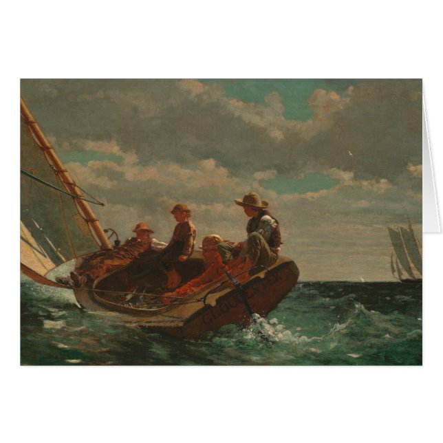 Winslow Homer - Breezing (A Fair Wind) (Vorderseite (Horizontal))