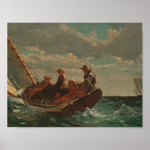 Winslow Homer - Breezing (A Fair Wind) Poster