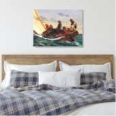 Winslow Homer "Breezing Up (A Fair Wind)" Poster Leinwanddruck (Insitu (Schlafzimmer))
