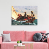 Winslow Homer "Breezing Up (A Fair Wind)" Poster Leinwanddruck (Insitu (Wohnzimmer))