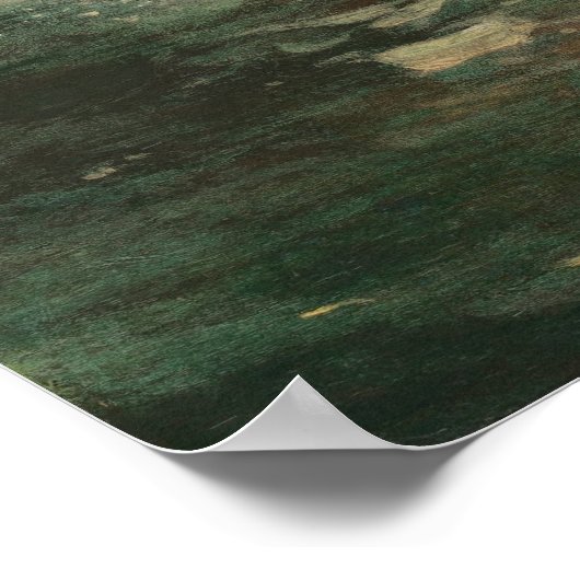 Winslow Homer Breezing Up Poster (Ecke)