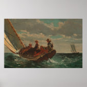Winslow Homer Breezing Up Poster (Vorne)