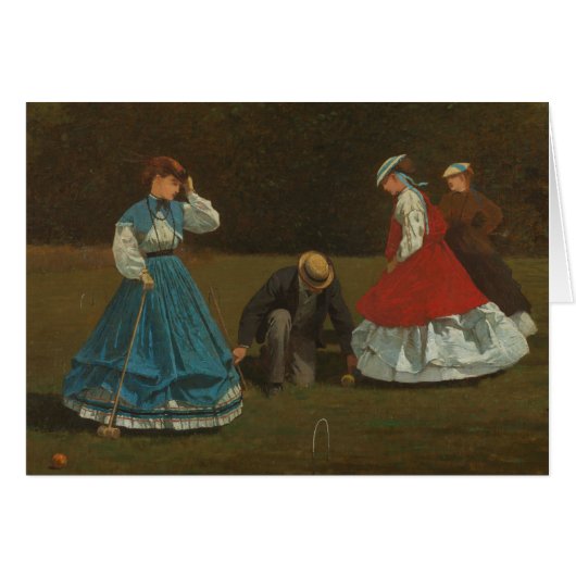 Winslow Homer - Croquet Scene (Vorderseite (Horizontal))