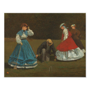 Winslow Homer - Croquet Scene Fotodruck
