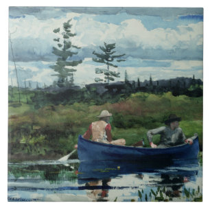 Winslow Homer - das blaue Boot Fliese