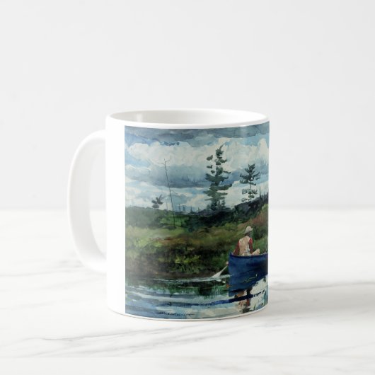 Winslow Homer - das blaue Boot Kaffeetasse (Vorderseite Links)