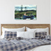 Winslow Homer - Das blaue Boot Leinwanddruck (Insitu (Schlafzimmer))