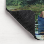 Winslow Homer - das blaue Boot Mousepad (Ecke)