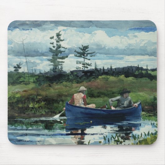 Winslow Homer - das blaue Boot Mousepad (Vorne)