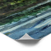 Winslow Homer - Das blaue Boot Poster (Ecke)