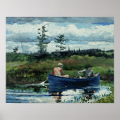 Winslow Homer - Das blaue Boot Poster (Vorne)
