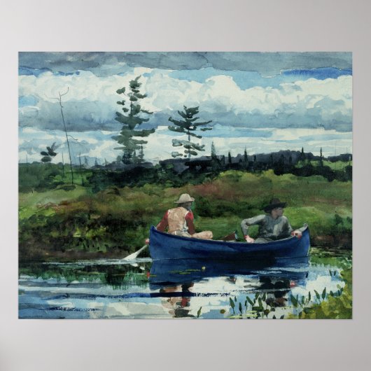 Winslow Homer - Das blaue Boot Poster (Vorne)
