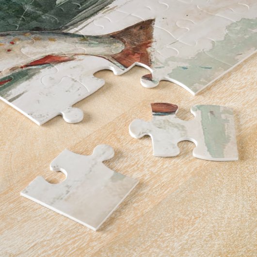 Winslow Homer, das Forelle springt Puzzle (Seite)