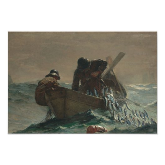 Winslow Homer - Das Heringsnetz Fotodruck (Vorne)