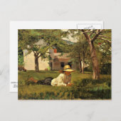 Winslow Homer - Das Nomen Postkarte (Vorne/Hinten)