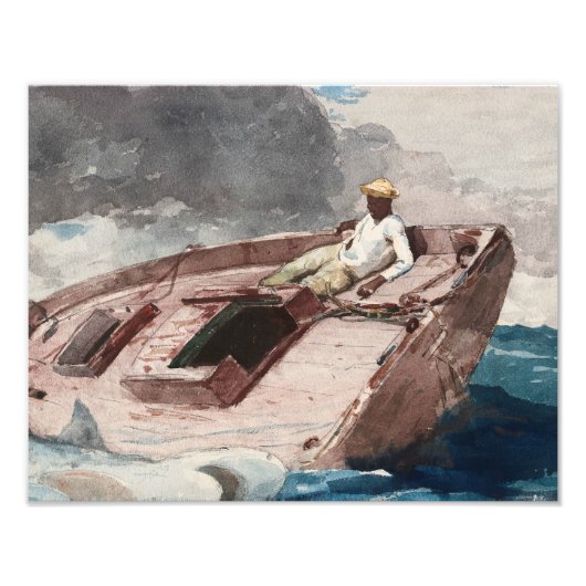 Winslow Homer - Der Golfstrom Fotodruck (Vorne)