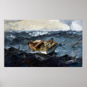 Winslow Homer Der Golfstrom Poster (Vorne)