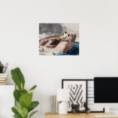 Winslow Homer - Der Golfstrom Poster (Heimbüro)