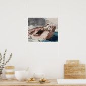 Winslow Homer - Der Golfstrom Poster (Küche)
