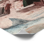 Winslow Homer - Der Golfstrom Poster (Ecke)