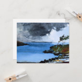 Winslow Homer - Der kommende Sturm Karte (Vorderseite/Rückseite Beispiel)