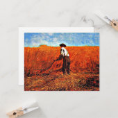 Winslow Homer - Der Veteran in einem neuen Feld Karte (Vorderseite/Rückseite Beispiel)