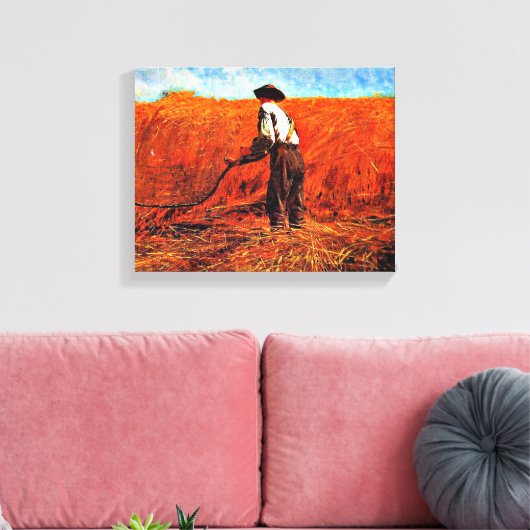 Winslow Homer - Der Veteran in einem neuen Feld Leinwanddruck (Insitu (Wohnzimmer))