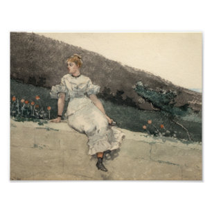 Winslow Homer - die Garten-Wand Fotodruck