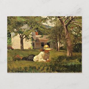 Winslow Homer - Die Mittagspause Postkarte