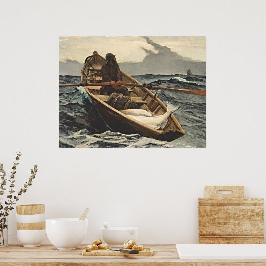 Winslow Homer - Die Nebelwarnung, Poster (Küche)