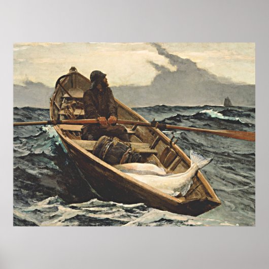 Winslow Homer - Die Nebelwarnung, Poster (Vorne)