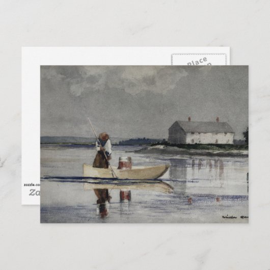 Winslow Homer - Eels Postkarte (Vorne/Hinten)