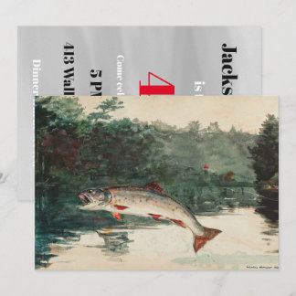 Winslow Homer Fishermans Geburtstag Einladung
