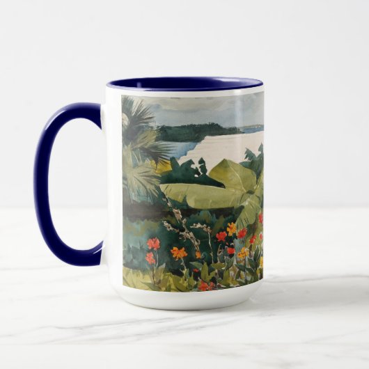 Winslow Homer Flower Garden und Bungalow Bermuda Tasse (Links)
