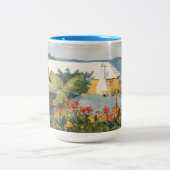 Winslow Homer Flower Garden und Bungalow Bermuda Zweifarbige Tasse (Mittel)
