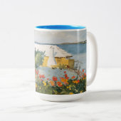 Winslow Homer Flower Garden und Bungalow Bermuda Zweifarbige Tasse (VorderseiteRechts)