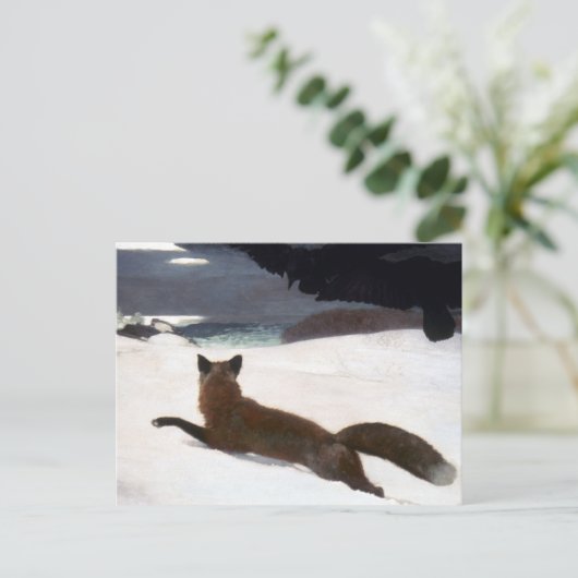 WINSLOW HOMER: FOX HUNT, 1893 POSTKARTE (Stehend Vorderseite)