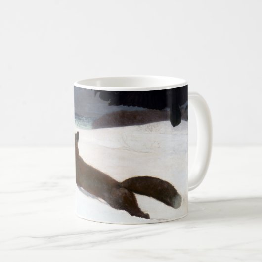 WINSLOW HOMER: FUCHS-JAGD, 1893 KAFFEETASSE (VorderseiteRechts)