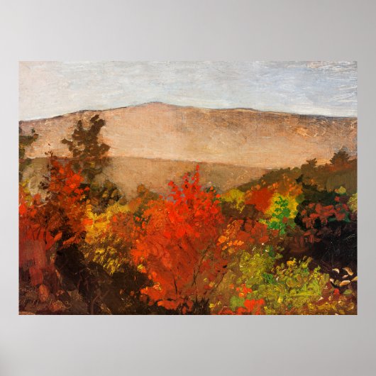 Winslow Homer, Herbstbaumkronen, Poster (Vorne)
