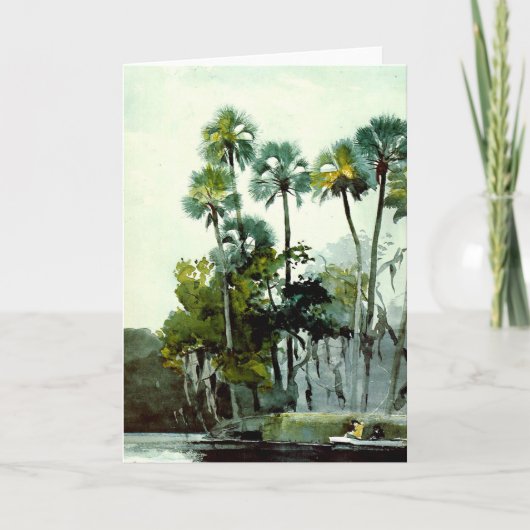 Winslow Homer - Homosassa Fluss Karte (Vorderseite)