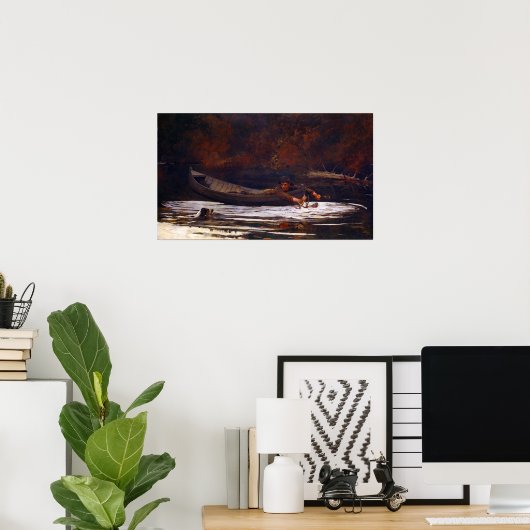 Winslow Homer Hound und Hunter Poster (Heimbüro)
