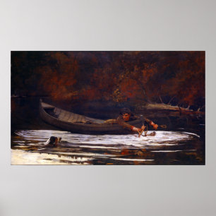 Winslow Homer Hound und Hunter Poster