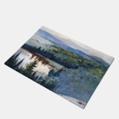 Winslow Homer - Indian Village Adirondacks Fußmatte (Schrägansicht)