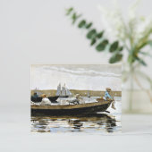 Winslow Homer - Jungen in einer Geschichte Postkarte (Stehend Vorderseite)