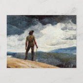 Winslow Homer Kunstwerk, Der Holzschneider Postkarte (Vorderseite)